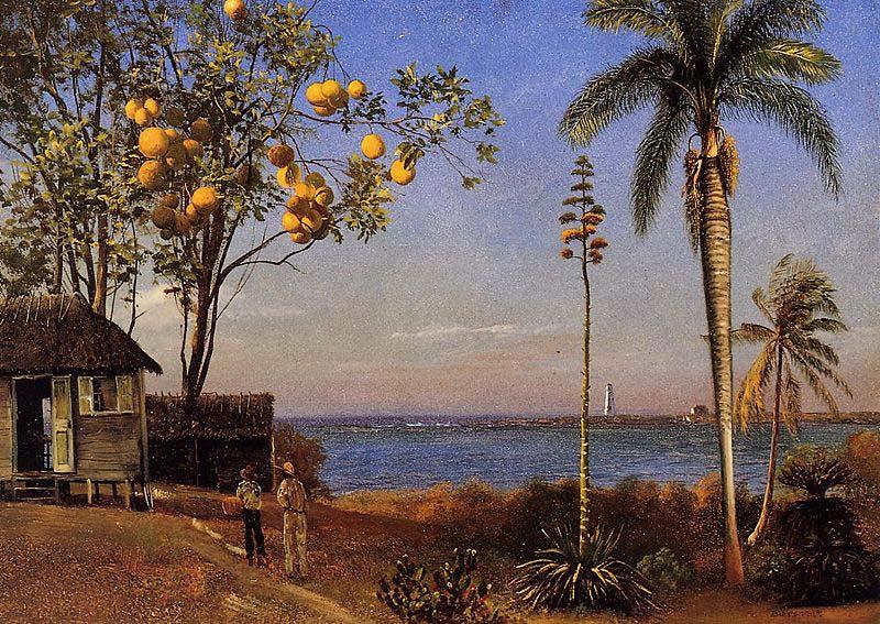 Albert Bierstadt A View in the Bahamas France oil painting art